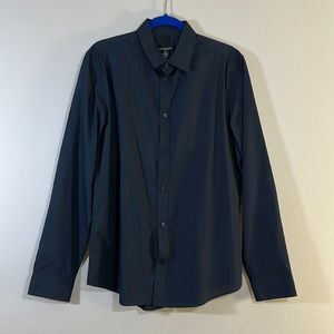 H&M Navy Dress Shirt Large